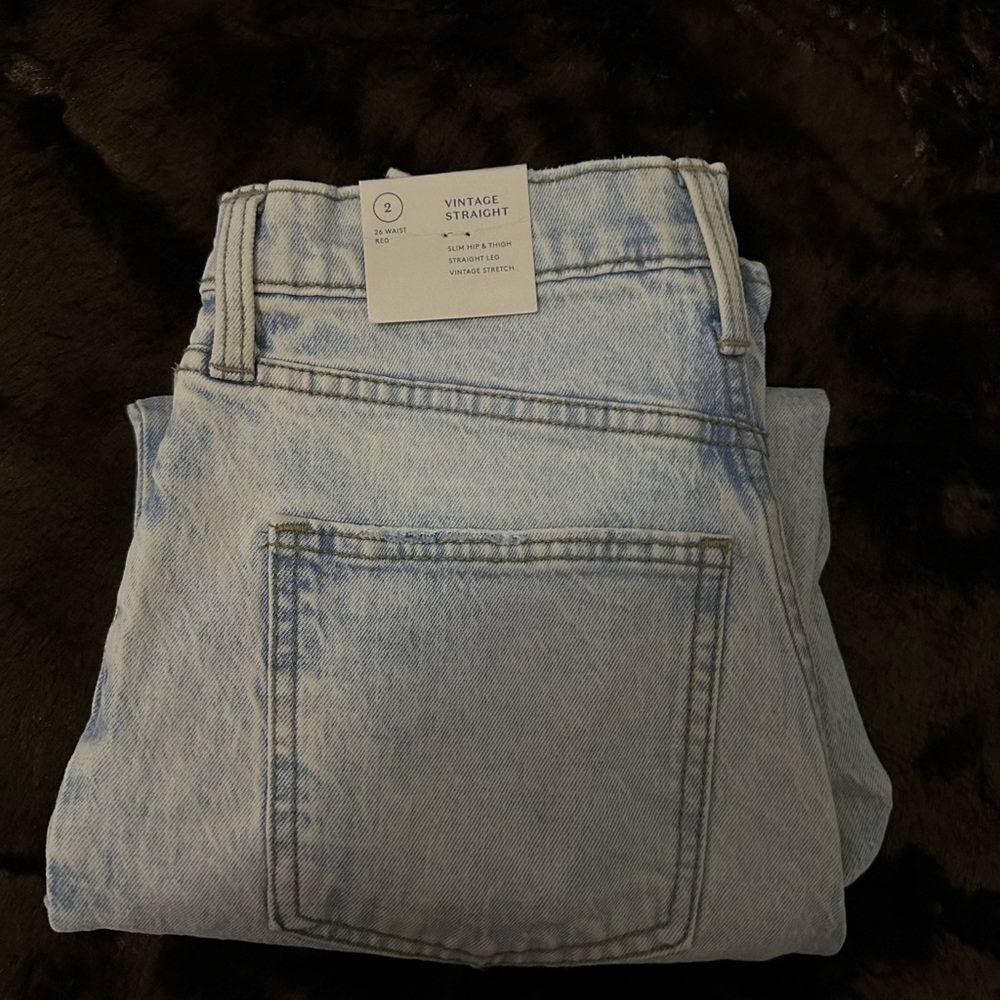 Vintage Straight Light Wash Jeans